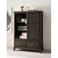 Kincaid Plank Road Door Chest in Stone and Charcoal, , large