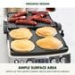 Green Pan Elite 14" Contact Grill and Griddle in Cloud Cream, , large