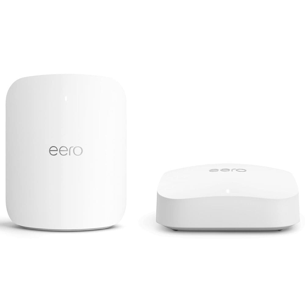 eero Pro 6E Mesh Wi-Fi 6E Router with Max 7 Mesh Wi-Fi 7 System in White, , large