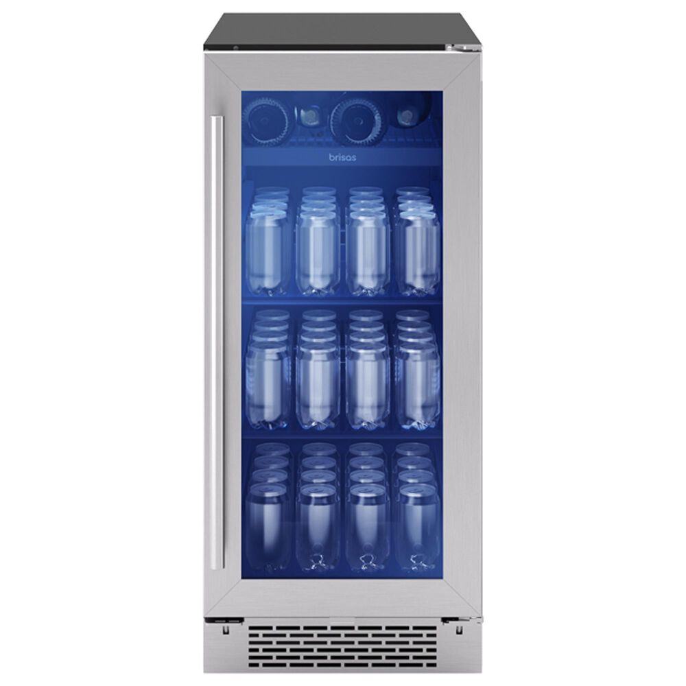 Zephyr 3.4 Cu. Ft. Single Zone Beverage Cooler in Stainless Steel, , large