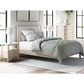 Ashley Cadmori 3-Piece Queen Platform Bed with Two Nightstands Set in Brown and White, , large