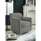 Ashley Bradney Swivel Accent Chair in Smoke, , large