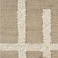 L&R Resources Geoblend Geometric Natural and Ivory 10" x 14" Area Rug, , large