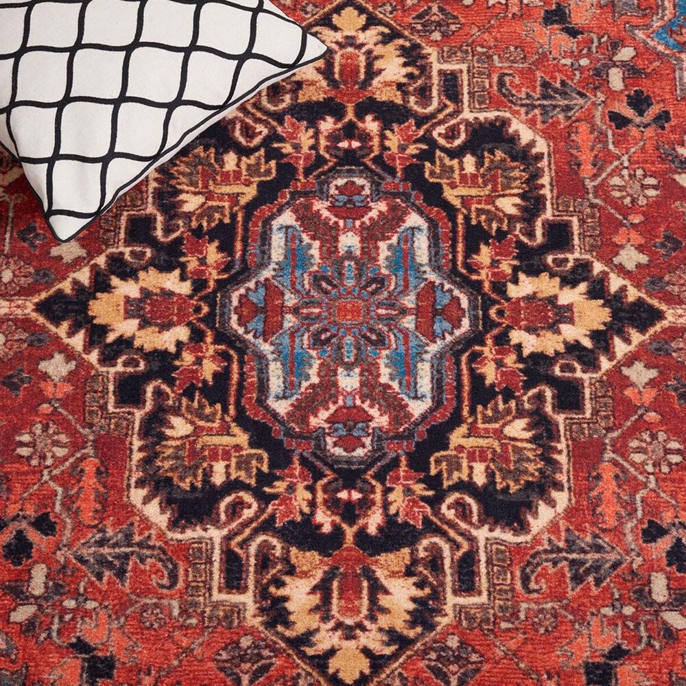 Safavieh Riviera RIV138Q 8&#39;9&quot; x 12&#39; Red and Blue Area Rug, , large