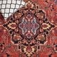Safavieh Riviera RIV138Q 8"9" x 12" Red and Blue Area Rug, , large