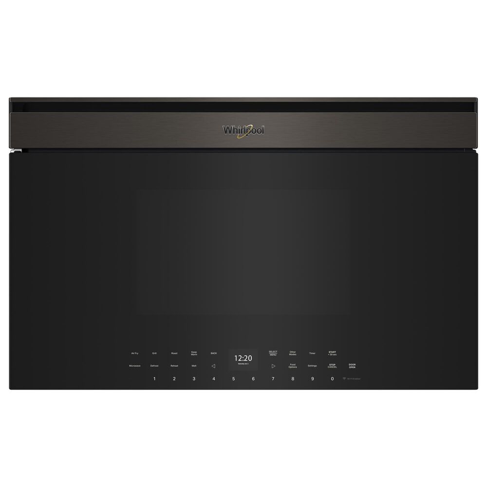 Whirlpool 1.1 Cu. Ft. Built-In Smart Multifunctional Microwave Oven with Air Fry in Black Stainless Steel, , large