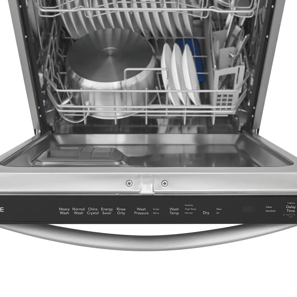 Frigidaire 24" BuiltIn Bar Handle Dishwasher with EvenDry in Stainless Steel NFM