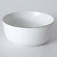 Gibson Overseas, Inc White Deco 12-Piece Dinnerware Set in White and Gold Band, , large