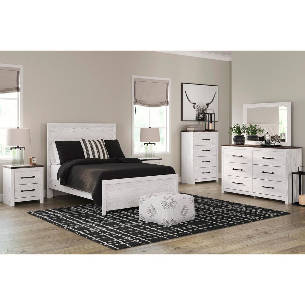 Ashley Gerridan 6 Drawers Dresser in White and Gray, , large