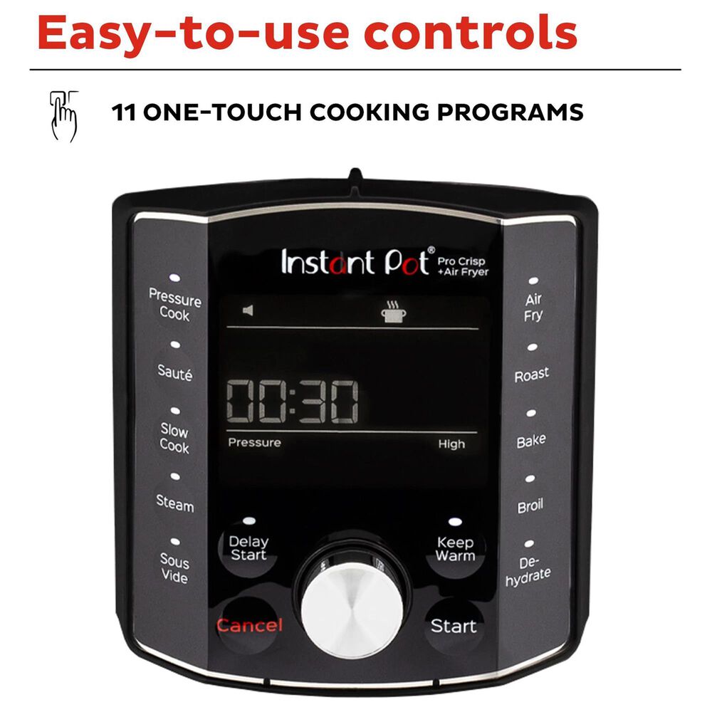 Instant Brands Instant Pot 8 Qt Black Pro Crisp Air Fryer Nebraska Furniture Mart