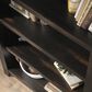 Sauder Dakota Pass 5-Shelf Bookcase in Char Pine, , large
