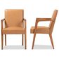 Baxton Studio Andrea Arm Chair in Tan (Set of 2), , large