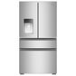 Whirlpool 22 Cu. Ft. 4-Door Depth French Door Refrigerator with Dual Ice Makers in Fingerprint Resistant Stainless Steel, , large