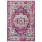 Safavieh Evoke EVK275R 3" x 5" Fuchsia and Ivory Area Rug, , large