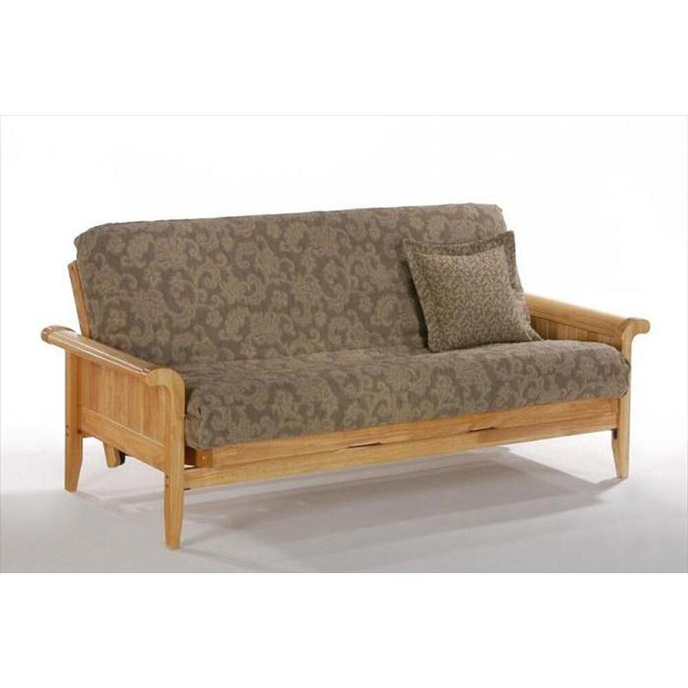 New Day Furniture Venice Full Futon Frame Only in Natural , , large