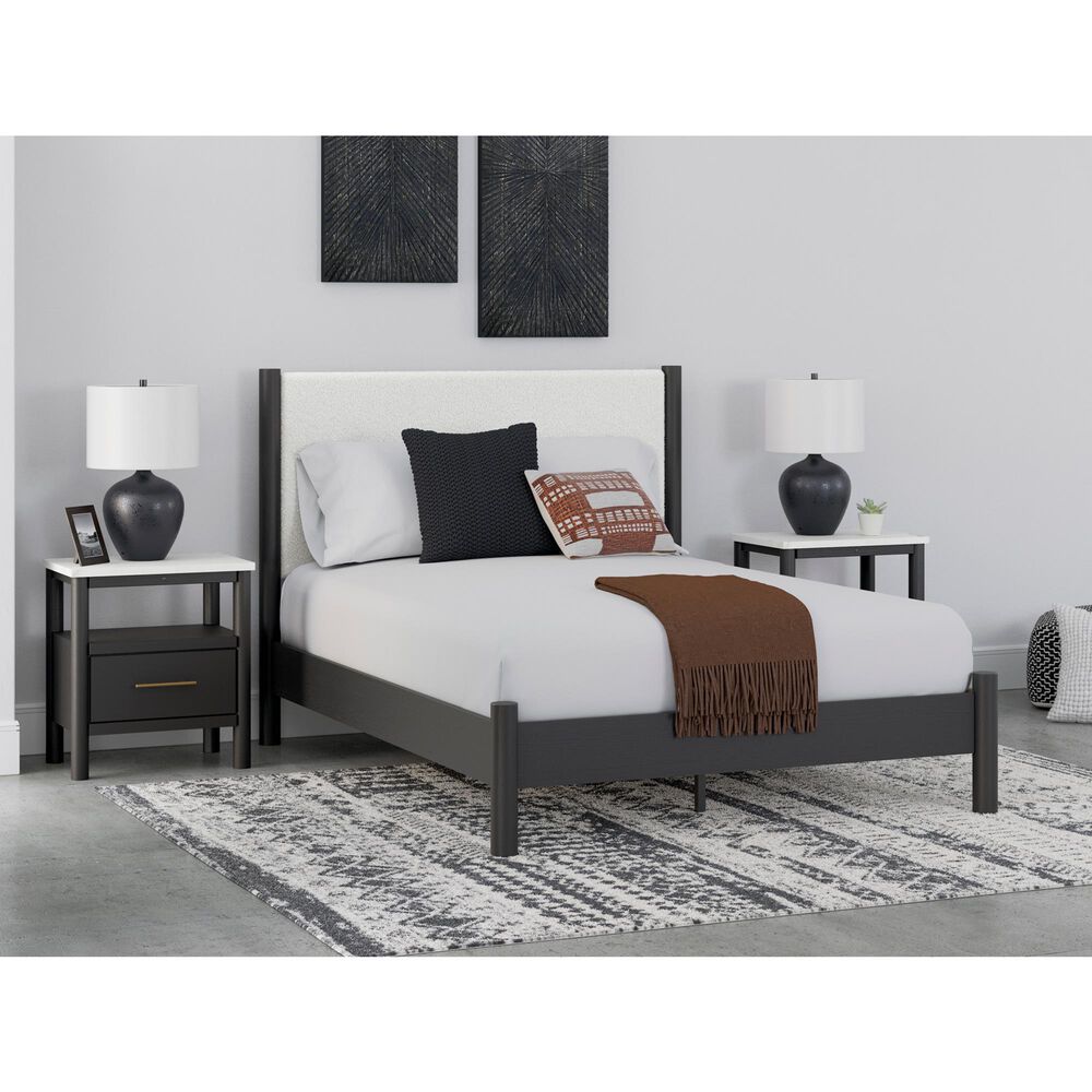 Ashley Cadmori Queen Platform Bed in Black, , large