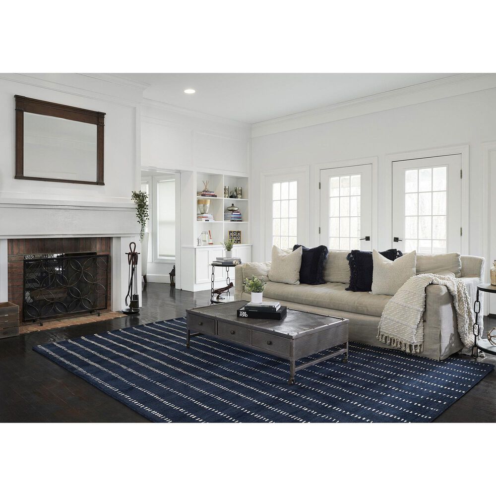 Momeni Simba 3&#39;6&quot; x 5&#39;6&quot; Navy Area Rug, , large