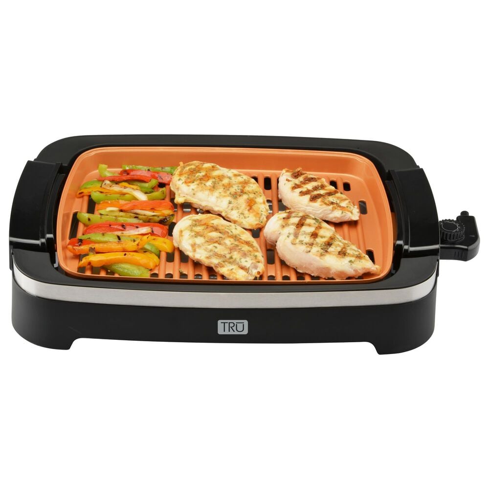 TRU 16&quot; Smokeless Grill with Copper Coating in Black, , large