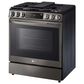 LG 6.3 Cu. Ft. Gas Slide-In Range with Air Fry in Black Stainless Steel, , large