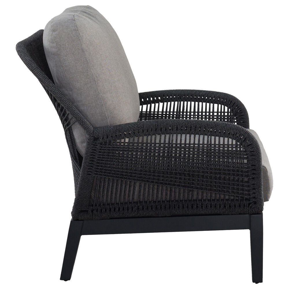 GatherCraft Cyrus Patio Club Chair with Cushion in Mystic Taupe, , large