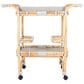 Butler Selena Bar Cart in Grey and White, , large