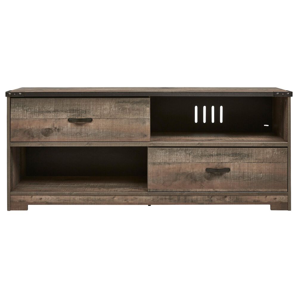 Signature Design by Ashley Trinell Large TV Stand in Brown, , large