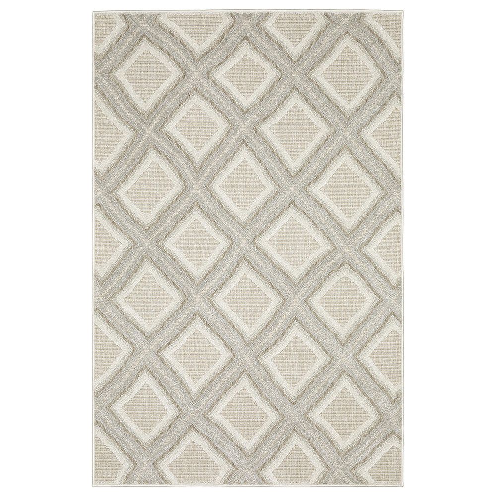Oriental Weavers Tangier TAN04 5"3" x 7"6" Grey Area Rug, , large