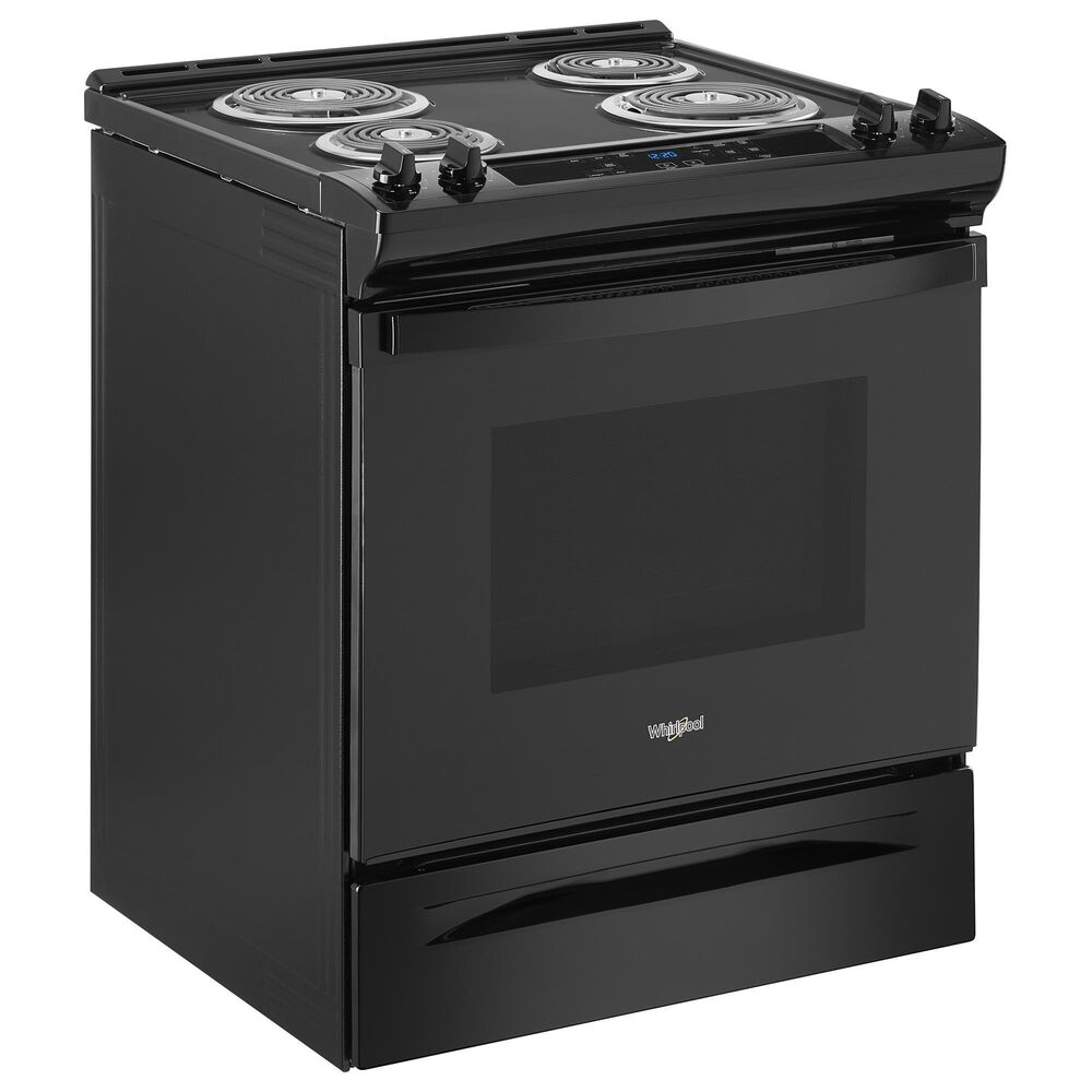 Whirlpool 4.8 Cu. Ft. Slide-in Electric Range in Black, , large