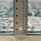 Oriental Weavers Sumter 2" x 8" Teal and Ivory Runner, , large