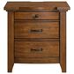 Mayberry Hill Gage 3-Drawer Nightstand in Chestnut, , large