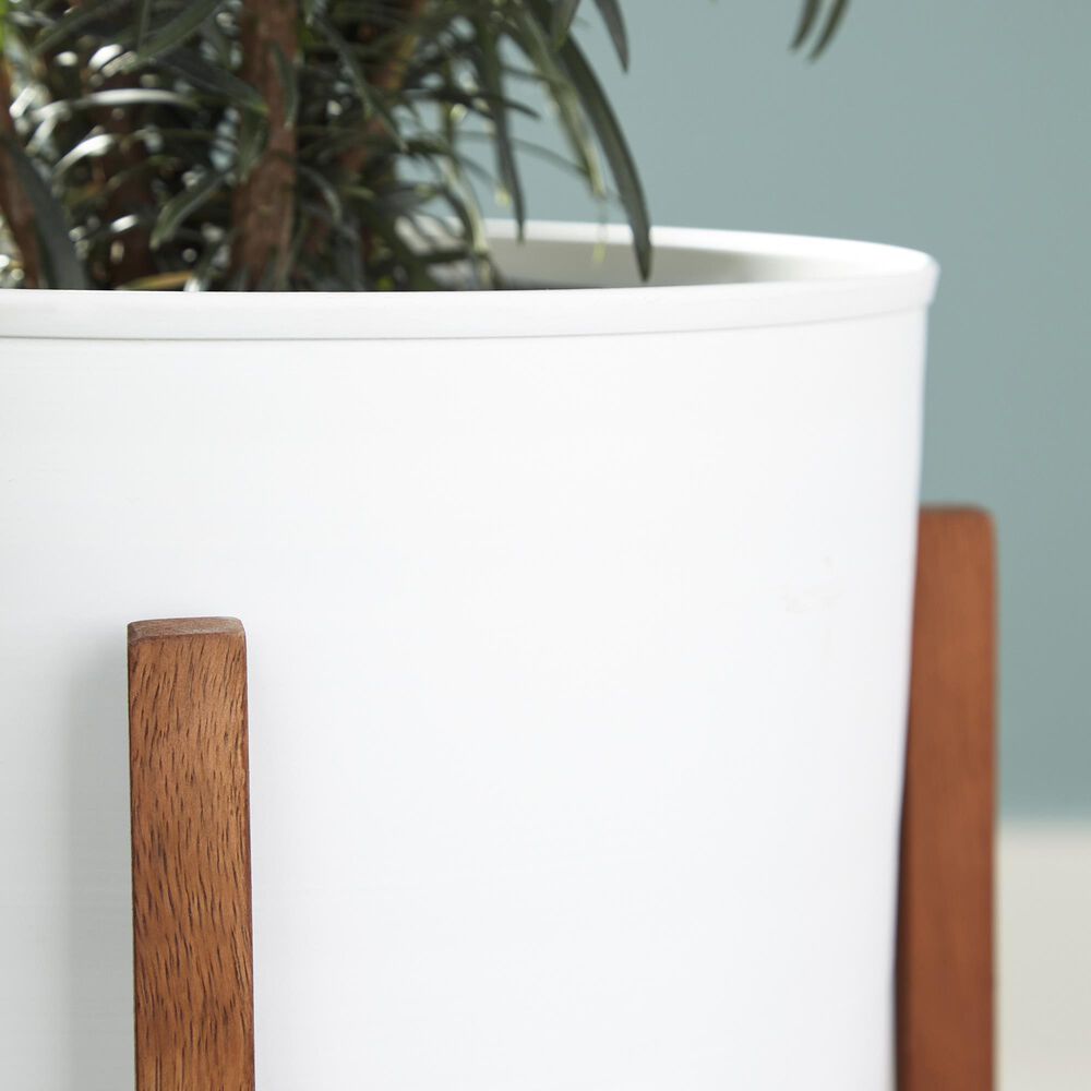 Ashley Dorcey Planter in White and Brown &#40;Set of 2&#41;, , large
