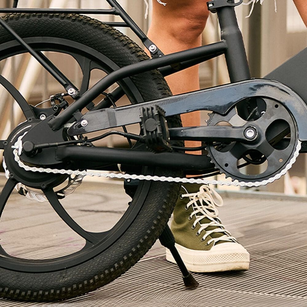 Swift E-Bikes RX 20&quot; Compact Electric Cruiser Bike in Black, , large