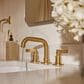 Kohler Castia Widespread Bathroom Sink Faucet in Vibrant Brushed Moderne Brass, , large