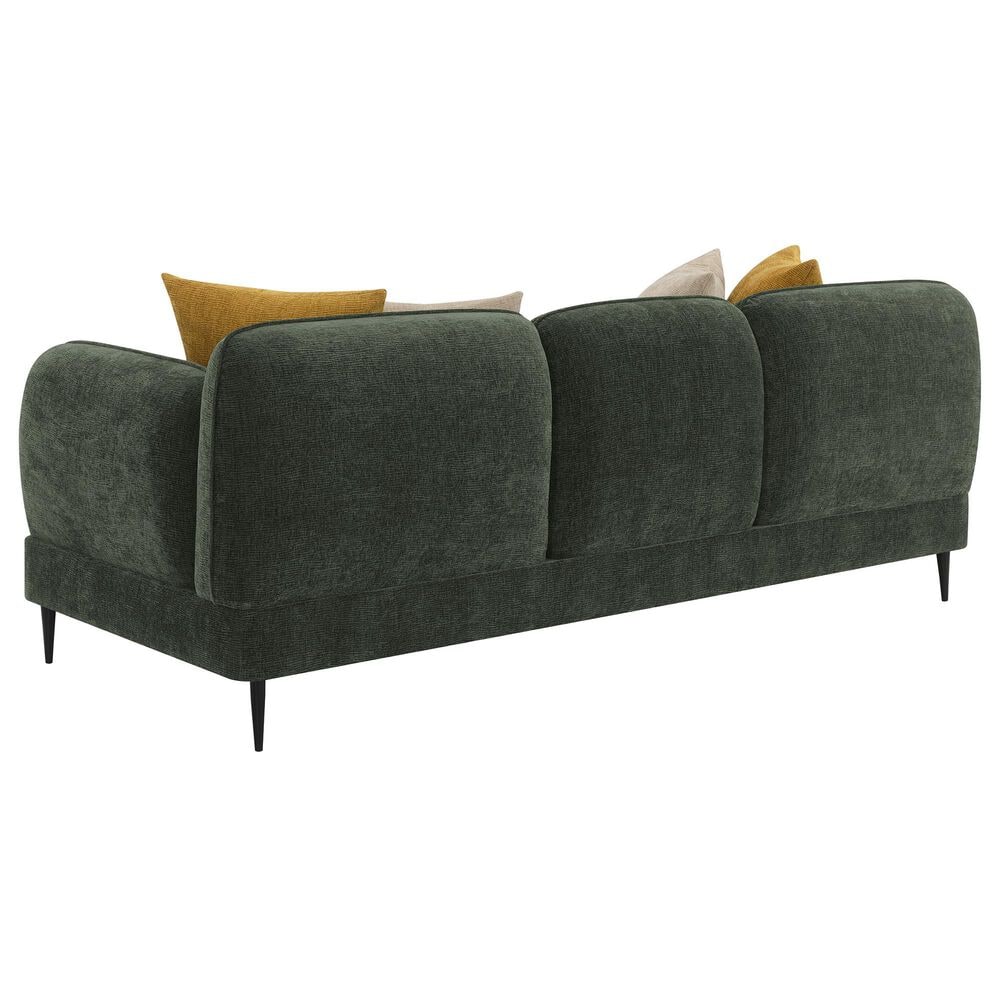 Coaster Jade Stationary Sofa in Green, , large