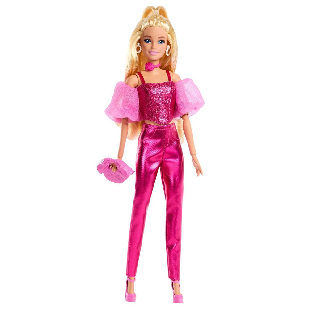 Barbie Deluxe Style - Metallic Outfit Doll No. 5 in Pink, , large