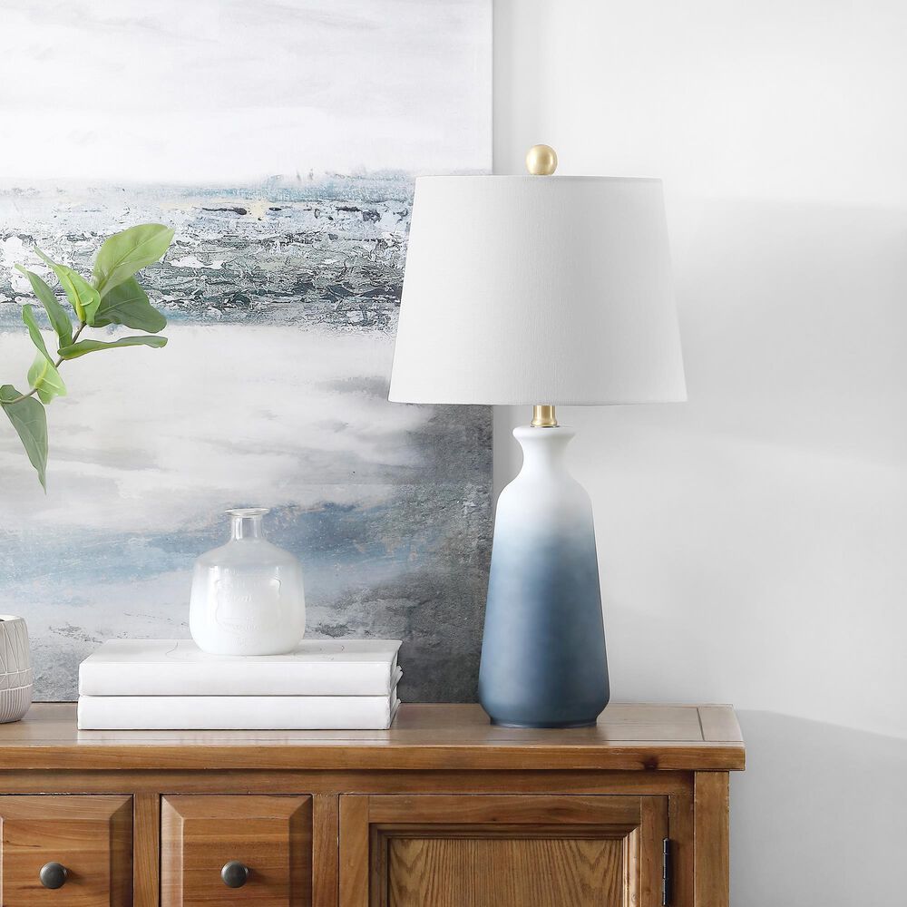 Safavieh Kellen Table Lamp in Blue, , large