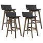 Noble House La Brea Patio Barstool in Gray (Set of 4), , large