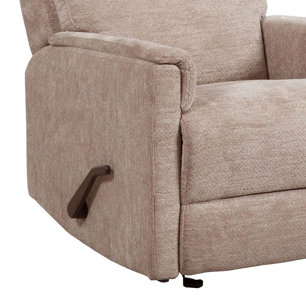 Flexsteel Compact Manual Gliding Recliner in Shoreline, , large
