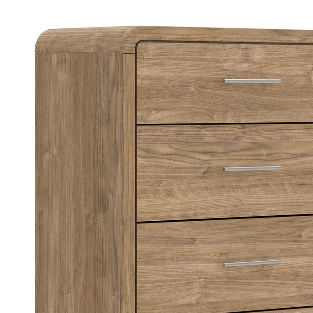 Ashley Gramburg 5-Drawer Chest in Warm Natural Brown, , large