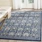 Safavieh Evoke EVK251C-5 5"1" x 7"6" Blue/Ivory Area Rug, , large