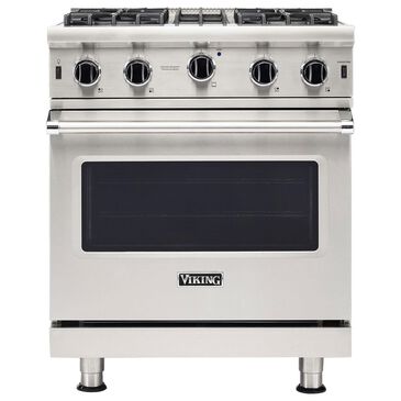 Viking Range 30" Freestanding Open Burner Gas Range in Stainless Steel, , large