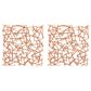 Maple and Jade 20" x 20" Wall Decor in Copper (Set of 2), , large