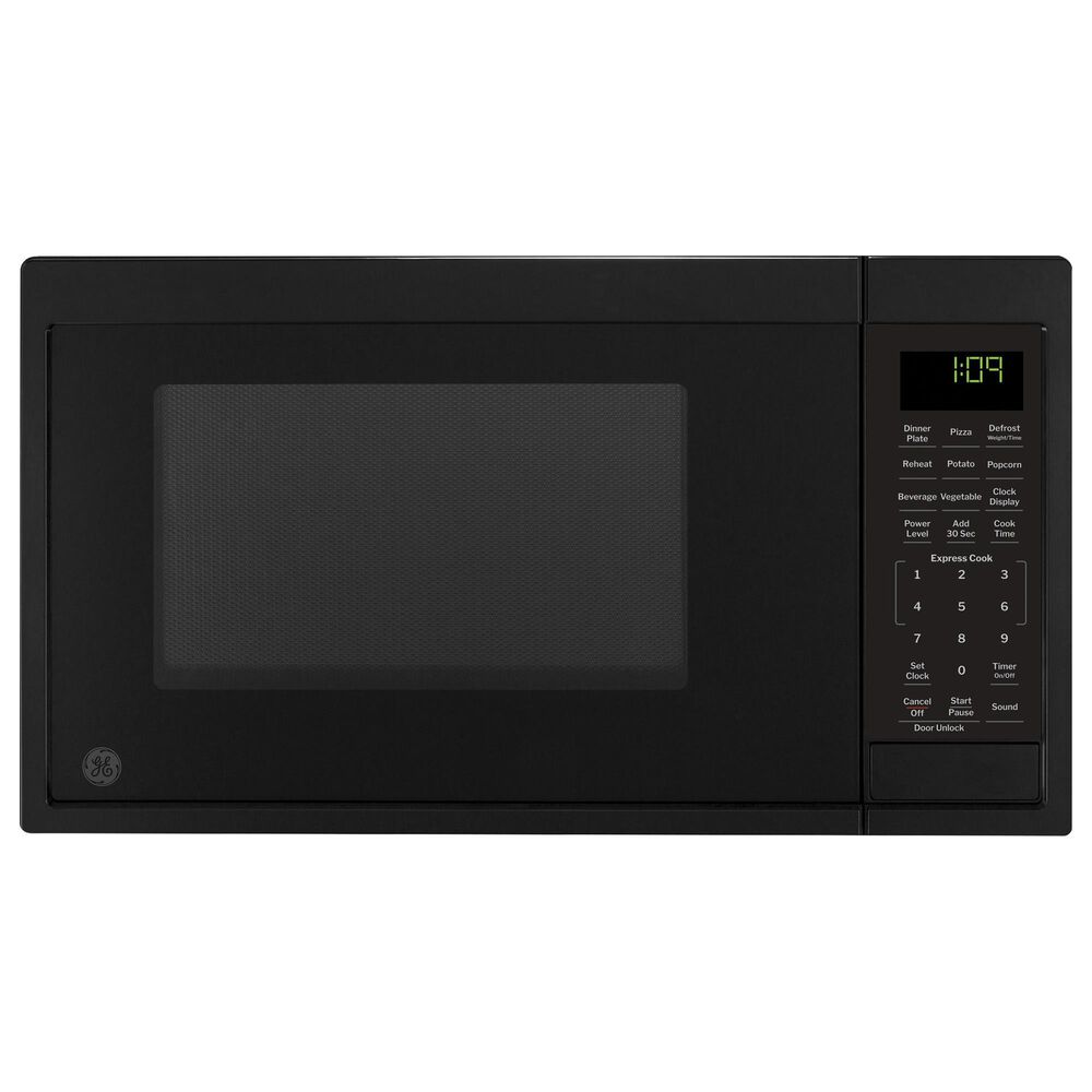 GE Appliances 0.9 Cu. Ft. Countertop Microwave Oven in Black, , large
