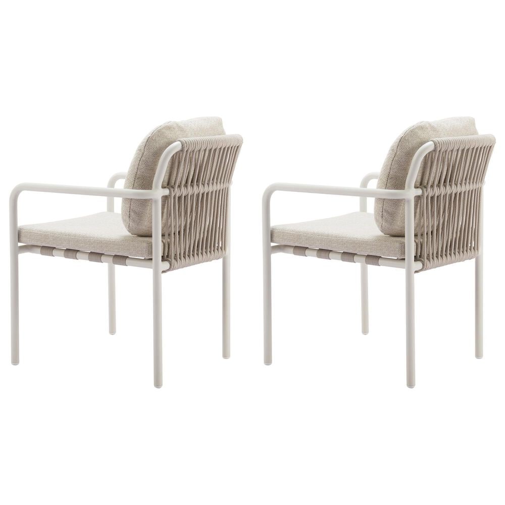 Zuo Modern Aite Patio Dining Chair in Beige &#40;Set of 2&#41;, , large