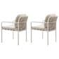 Zuo Modern Aite Patio Dining Chair in Beige (Set of 2), , large