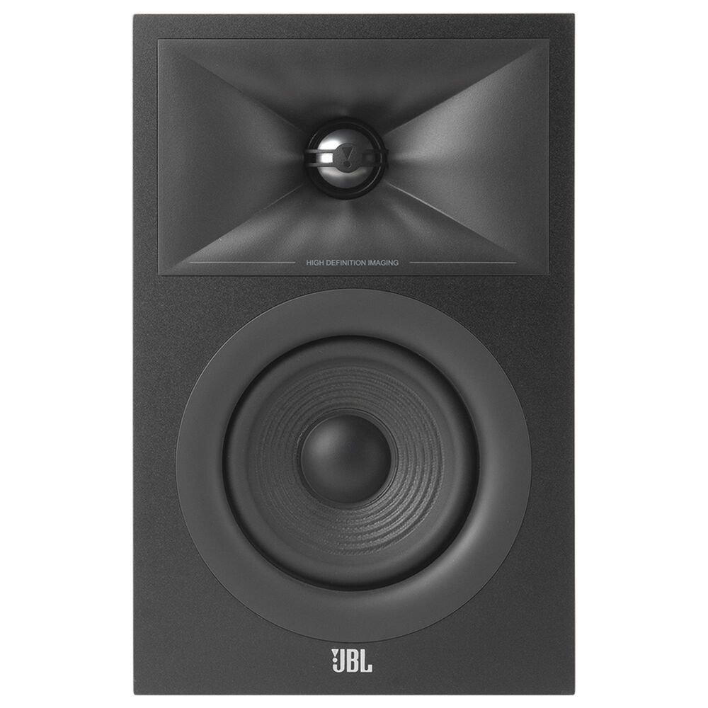 JBL 4.5 Bookshelf Loudspeaker + 4.5 Center Channel Loudspeaker + 10&quot; Powered Subwoofer in Espresso + 5.2 Channel AV 4K Receiver in Black, , large