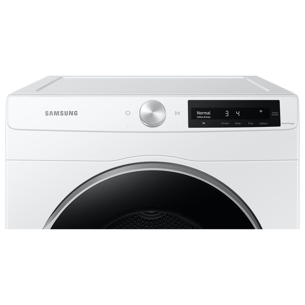 Samsung 4.0 Cu. Ft. Smart Front Load Electric Dryer in White, , large