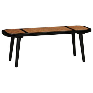 Tov Furniture Emilia Bench in Black/Brown, , large