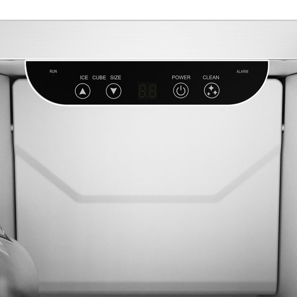 Thor Kitchen 26 Lbs Indoor/Outdoor Ice Maker with Square Cube Ice in Stainless Steel, , large