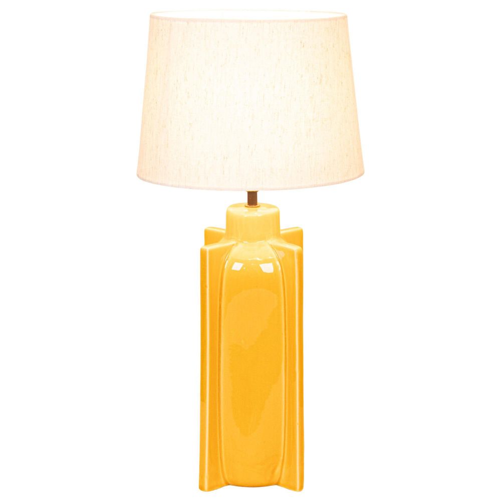Creative Coop Coraline Table Lamp in Mustard, , large